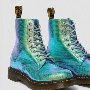 Doc Martens Pascal Boots1460 colorful iridescent boots size 7